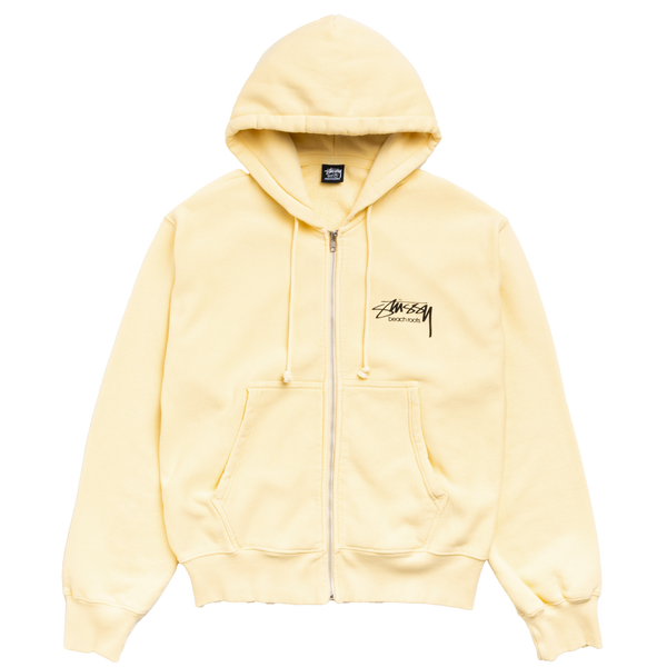 STUSSY - Beach Roots Gar. Dyed Zip Hood - (Gold)