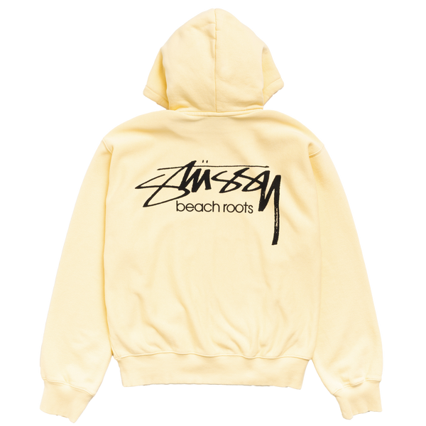 STUSSY - Beach Roots Gar. Dyed Zip Hood - (Gold)