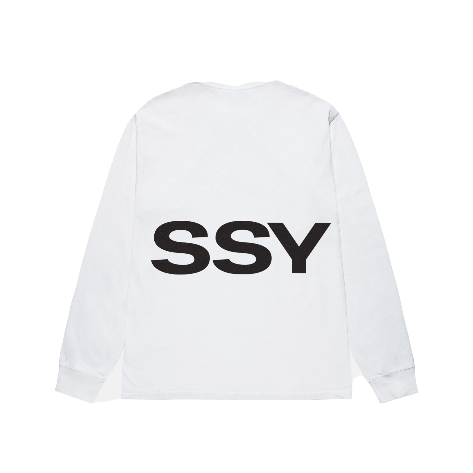 STUSSY - All Caps Ls Tee - (White) – DSMG E-SHOP