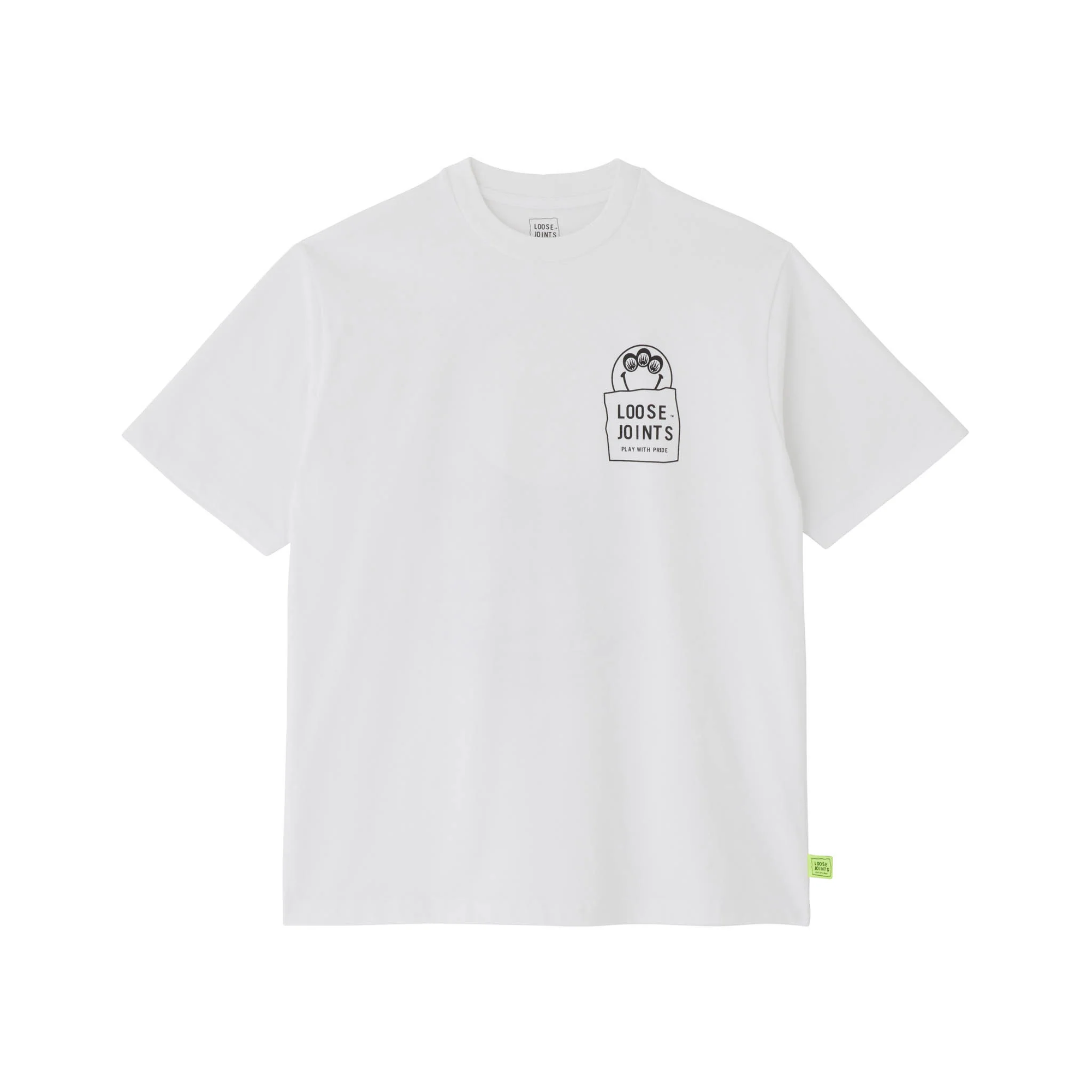 LOOSEJOINTS - 'Eye Contact' S/S Tee - (White) view 1