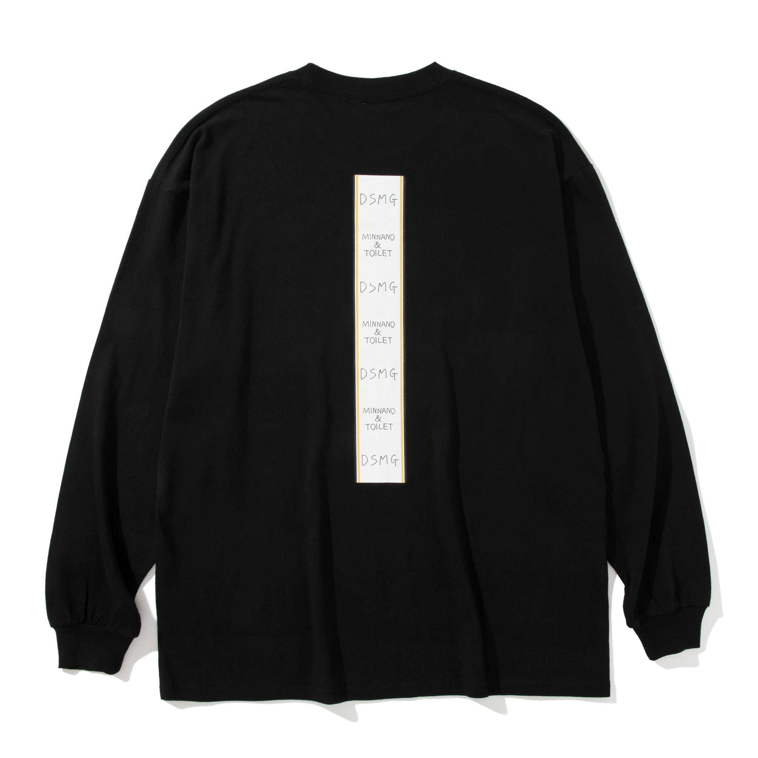 SEPA BATH X MINNANO: Shinpin Ls Tee (Black) | DSMG E-SHOP