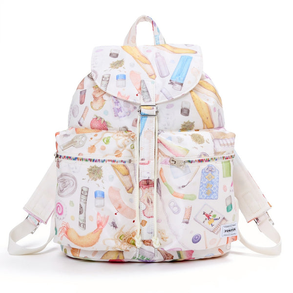 PORTER - Aurel Schmidt x Porter Rucksack - (White)