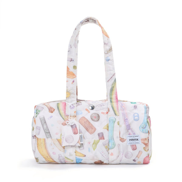 PORTER - Aurel Schmidt x Porter Roll Boston Bag - (White)