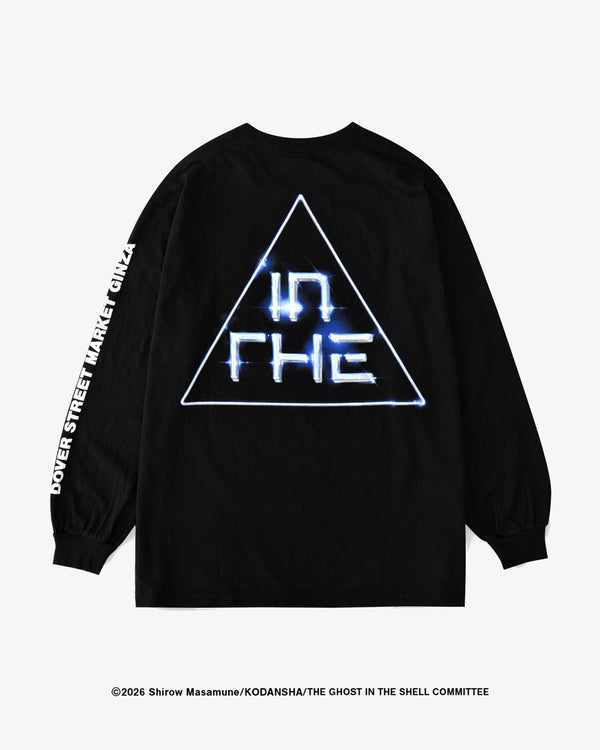 GEEKS RULE - × THE GHOST IN THE SHELL SILKSCREEN LS T-SHIRT - (Black)