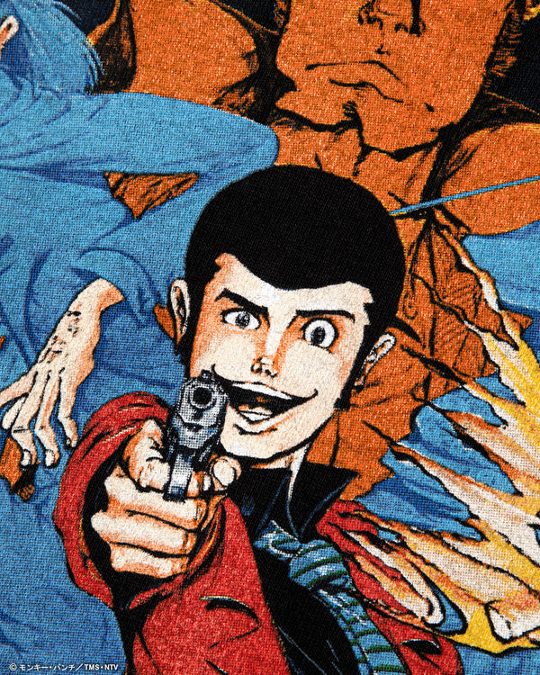 Geeks Rule - Lupin the 3rd: The Mystery of Mamo × GEEKS RULE SILKSCREEN PRINTING T SHIRT - (Black)