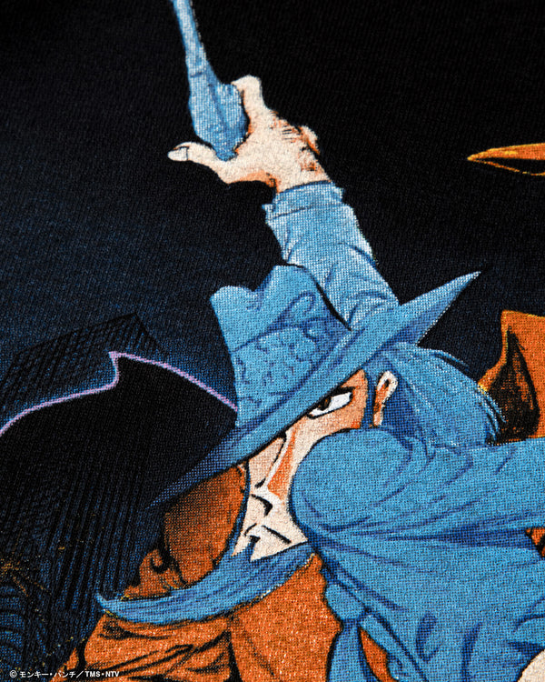 Geeks Rule - Lupin the 3rd: The Mystery of Mamo × GEEKS RULE SILKSCREEN PRINTING T SHIRT - (Black)