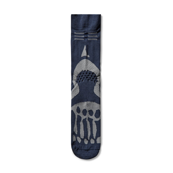 MENTAL ATHLETIC x ROA - Roa X Mental Athletic Bones Mid Socks - (Ple0001)