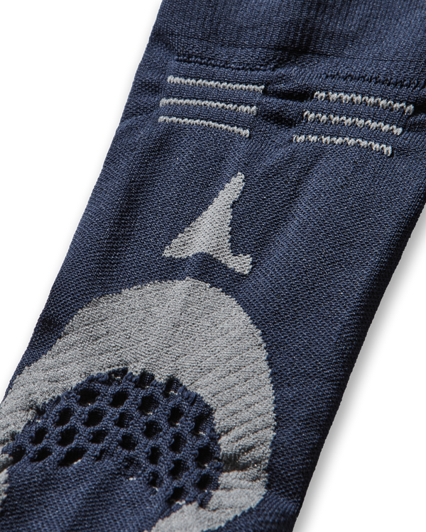 MENTAL ATHLETIC x ROA - Roa X Mental Athletic Bones Mid Socks - (Ple0001)