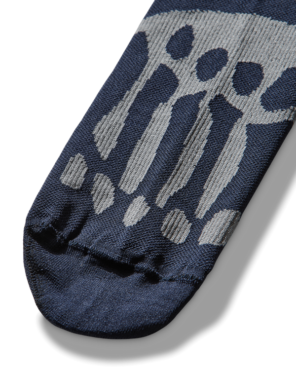 MENTAL ATHLETIC x ROA - Roa X Mental Athletic Bones Mid Socks - (Ple0001)