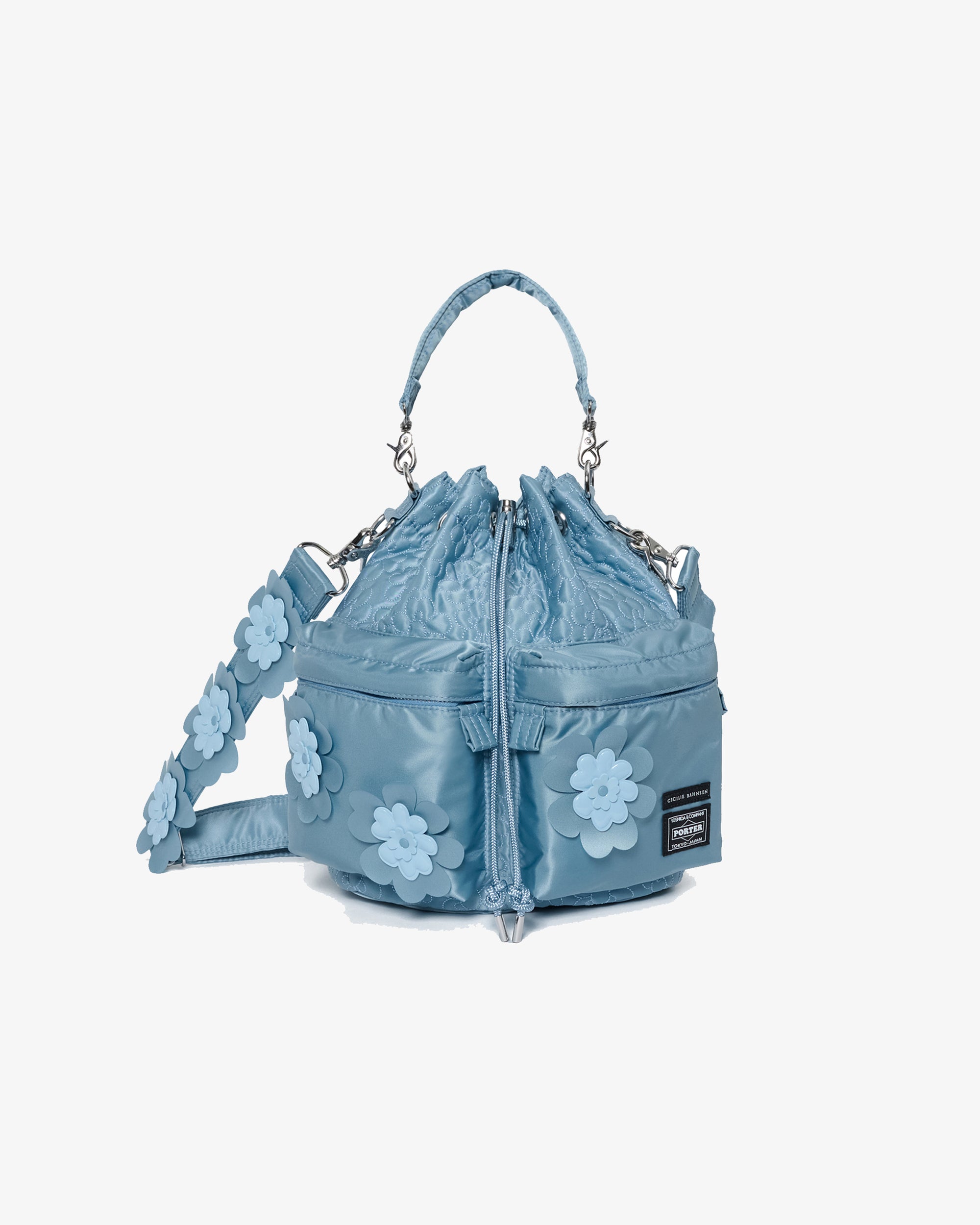 PORTER X CECILIE BAHNSEN: 2Way Tool Bag (L Blue) | DSMG E-SHOP