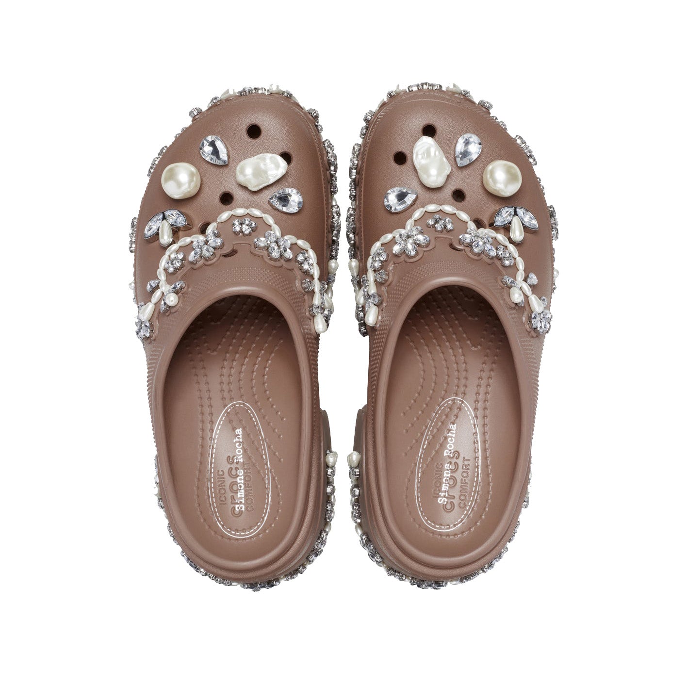SIMONE ROCHA X CROCS: Simone Rocha X Crocs Siren (Latte) | DSMG E-SHOP