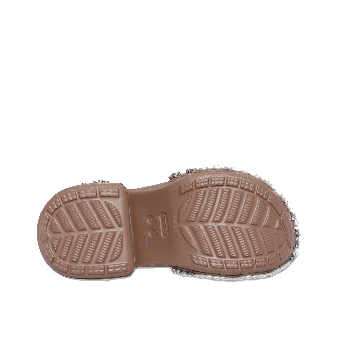 SIMONE ROCHA X CROCS: Simone Rocha X Crocs Siren (Latte) | DSMG E-SHOP