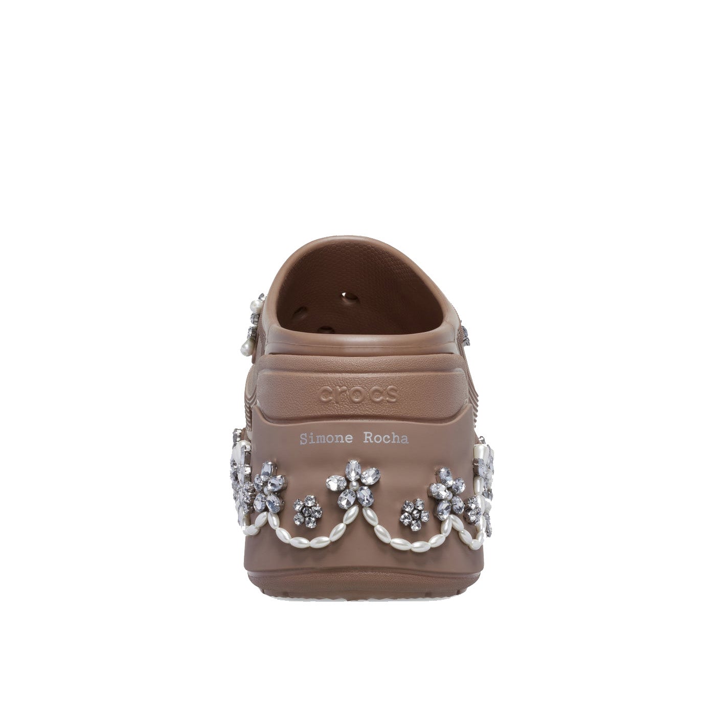 SIMONE ROCHA X CROCS: Simone Rocha X Crocs Siren (Latte) | DSMG E-SHOP