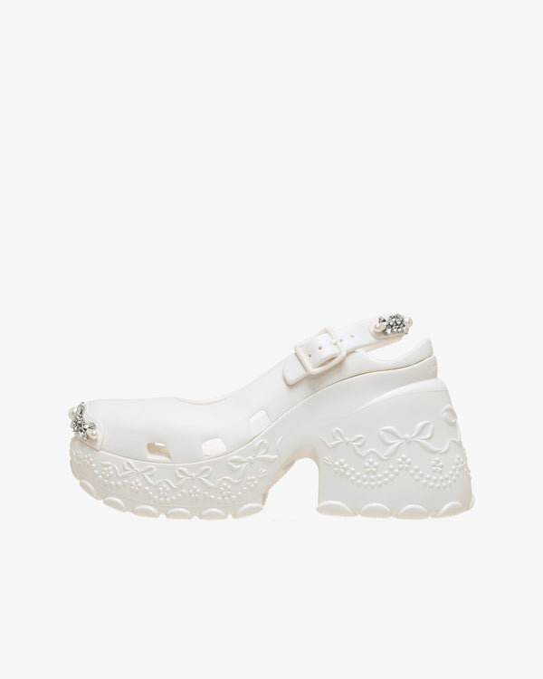 SIMONE ROCHA X CROCS - SR X Crocs Ballerina Platform - (White)