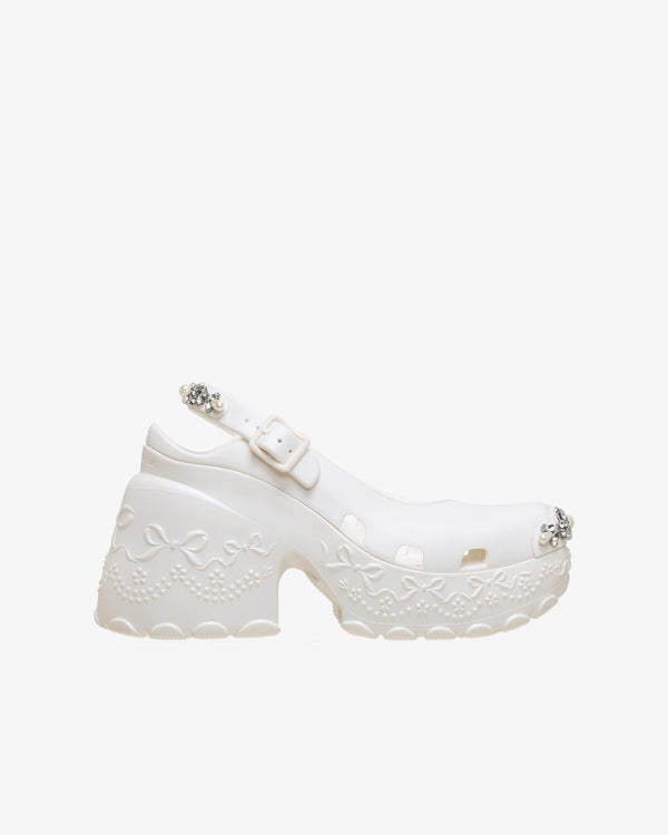 SIMONE ROCHA X CROCS - SR X Crocs Ballerina Platform - (White)