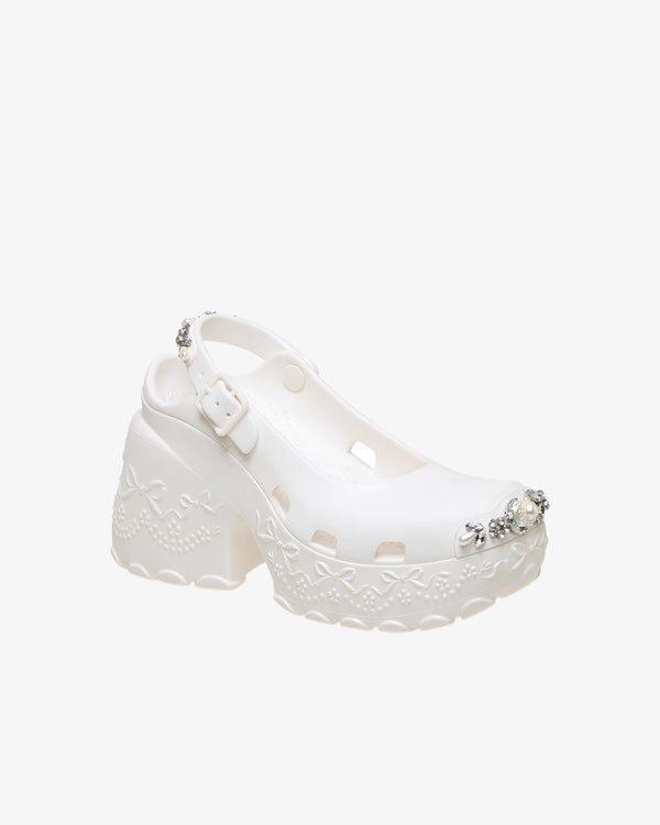 SIMONE ROCHA X CROCS - SR X Crocs Ballerina Platform - (White)