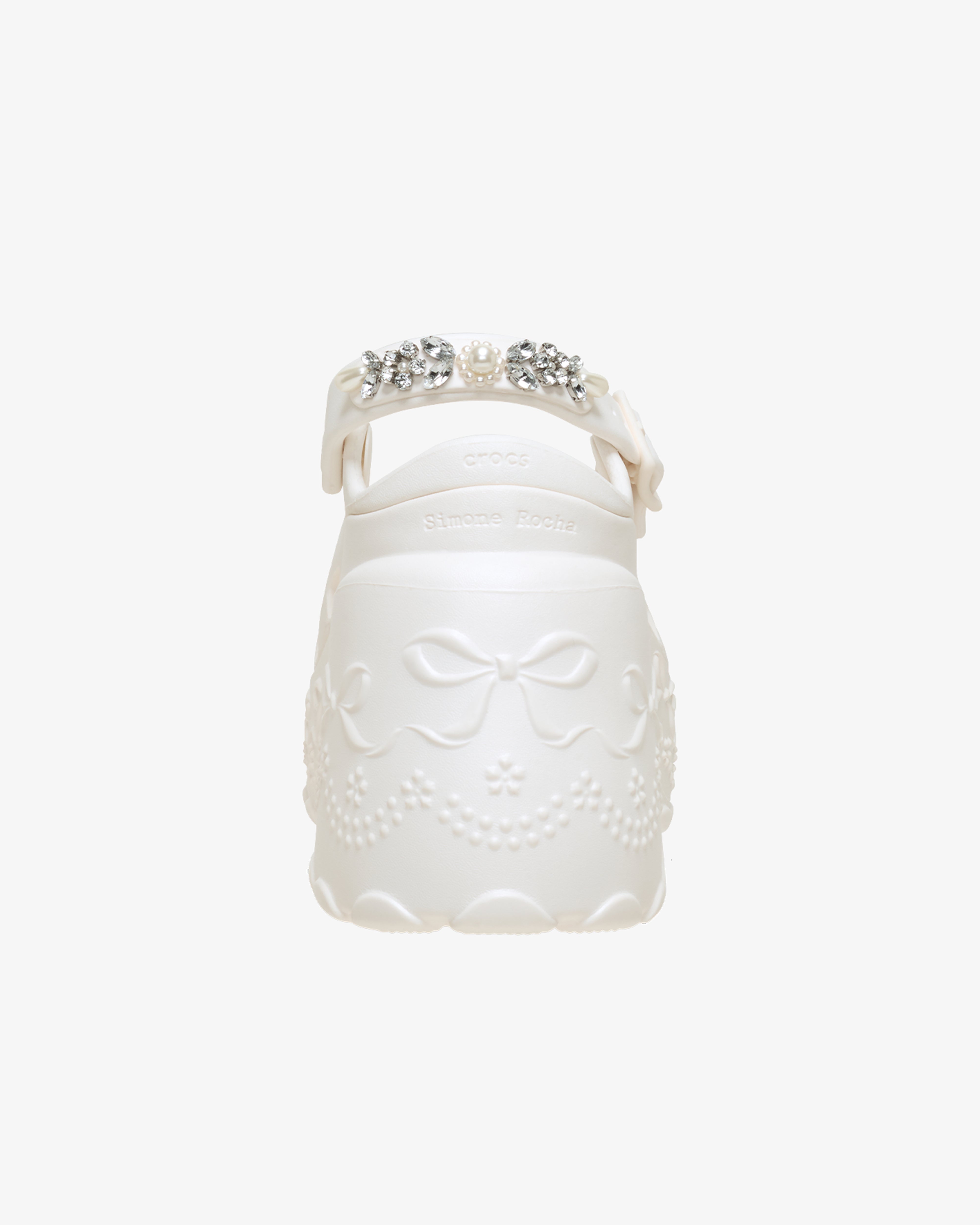 SIMONE ROCHA X CROCS: SR X Crocs Ballerina Platform (White) | DSMG