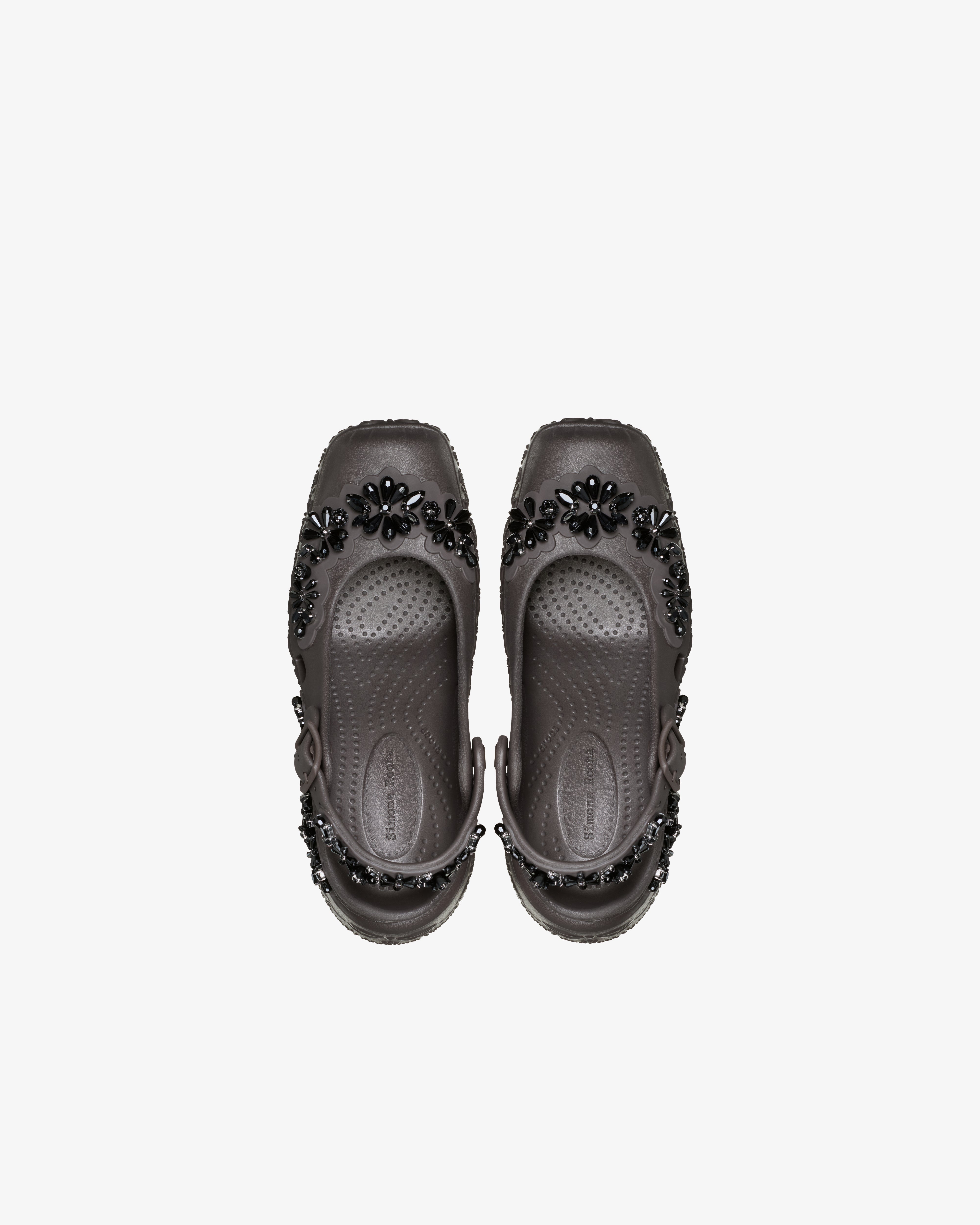 Simone Rocha x  ティンセル刺繍パフスカート　サイズ32 SIMONE ROCHA X CROCS: Ballerina Platform (Espresso) | DSMG E-SHOP