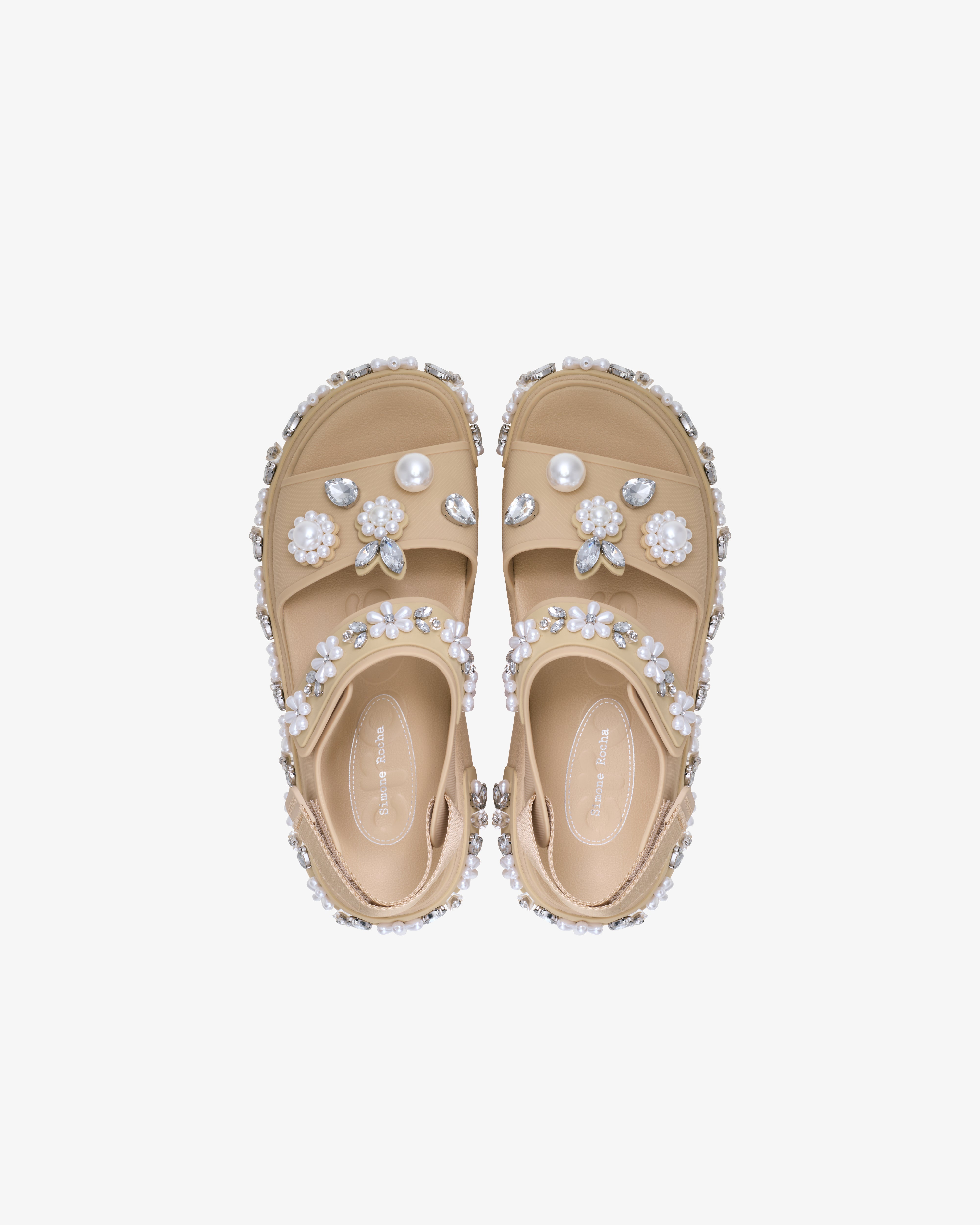 SIMONE ROCHA X CROCS: Soho Sandal (Chai) | DSMG E-SHOP