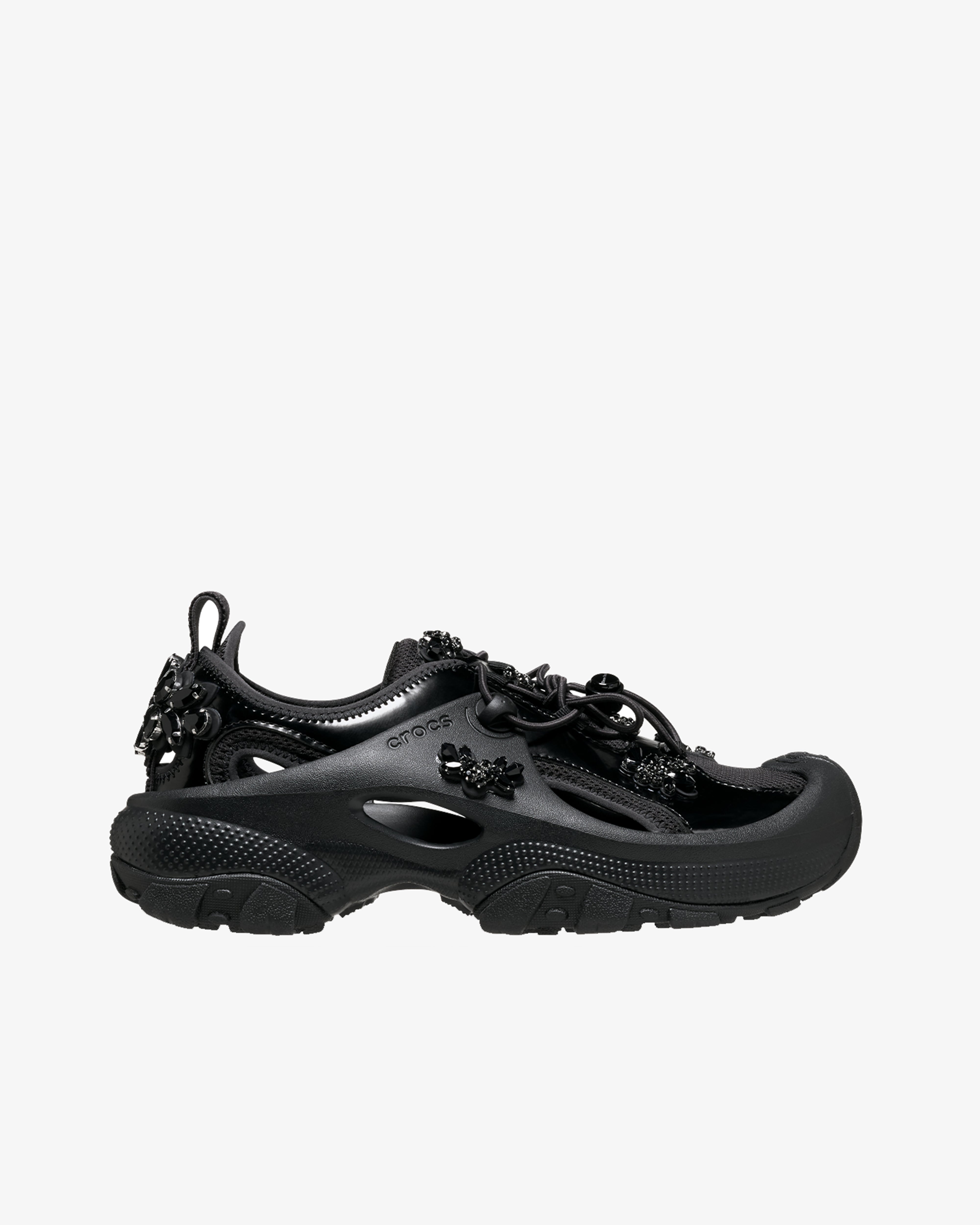 SIMONE ROCHA X CROCS: Simone Rocha X Crocstrailbreak (Black