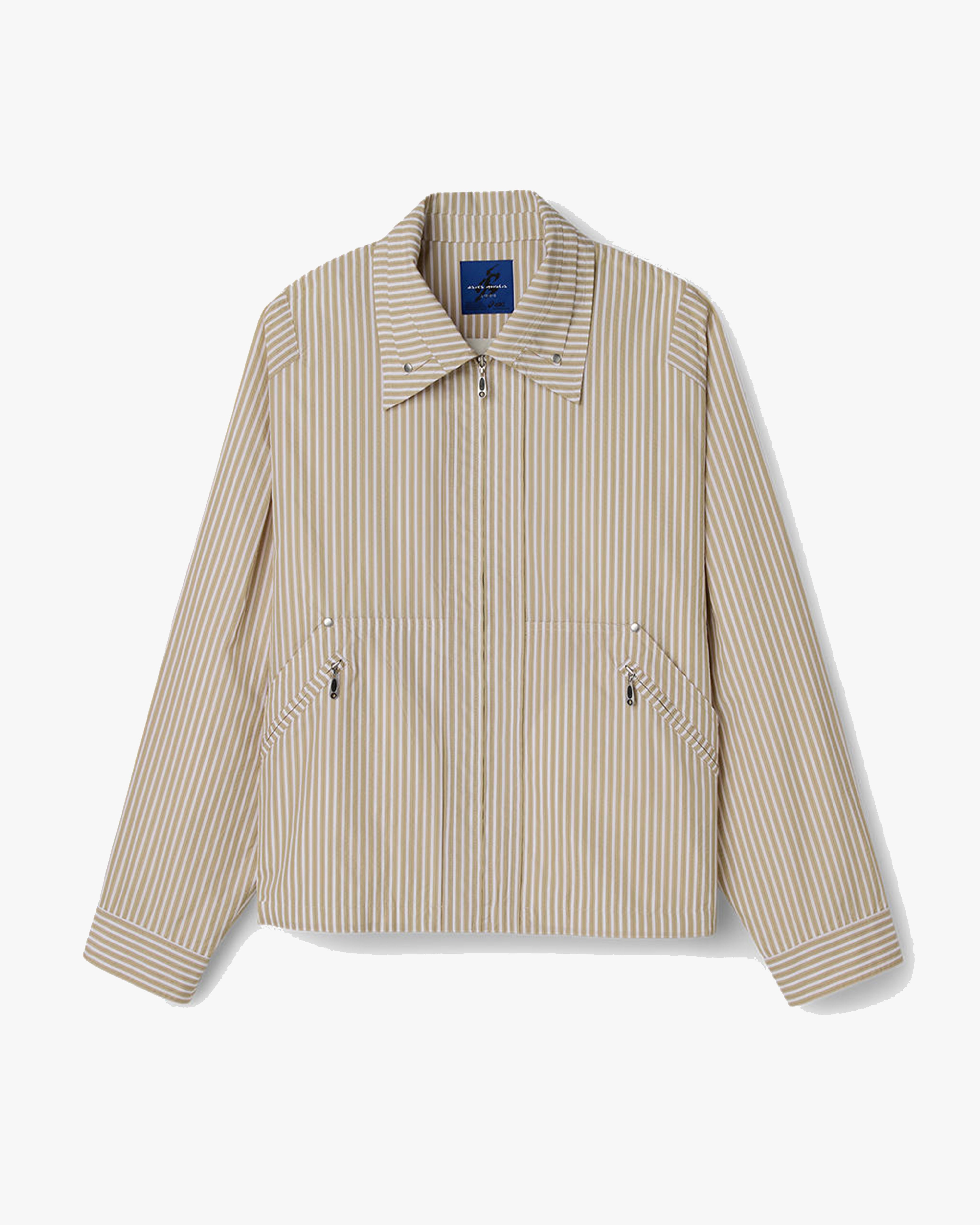 ASICS NOVALIS: Mirbelioids Jacket (Brown Stripe) | DSMG E-SHOP