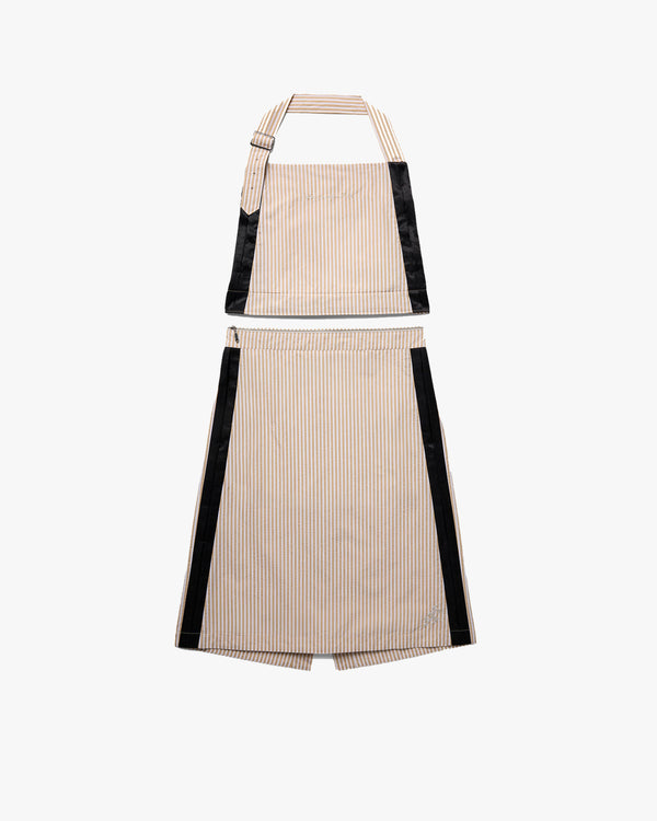 ASICS NOVALIS - Mirbelioids Apron - (Brown Stripe)