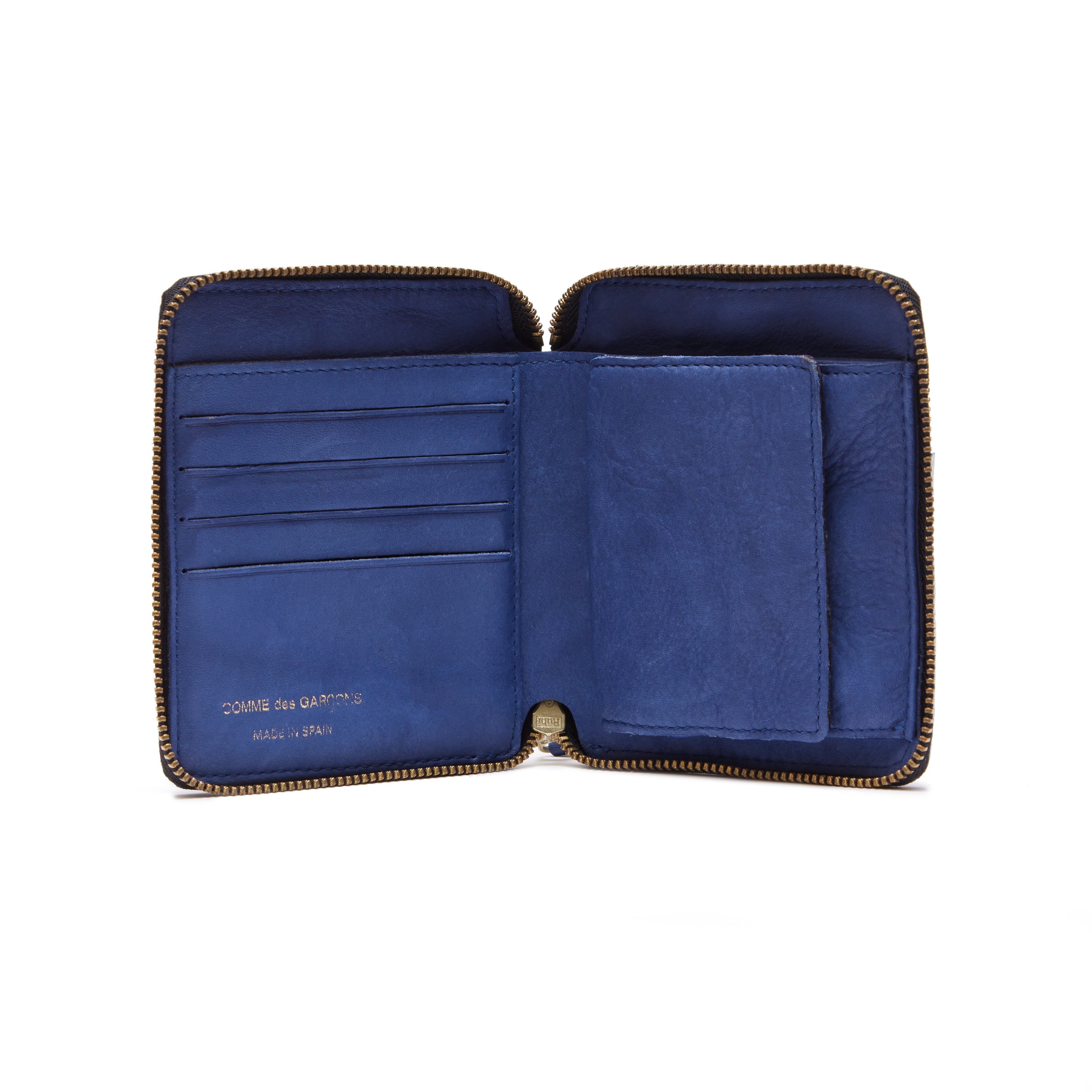 CDG WALLET - Washed Wallet - (8Z-Y021 Navy) – DSMG E-SHOP