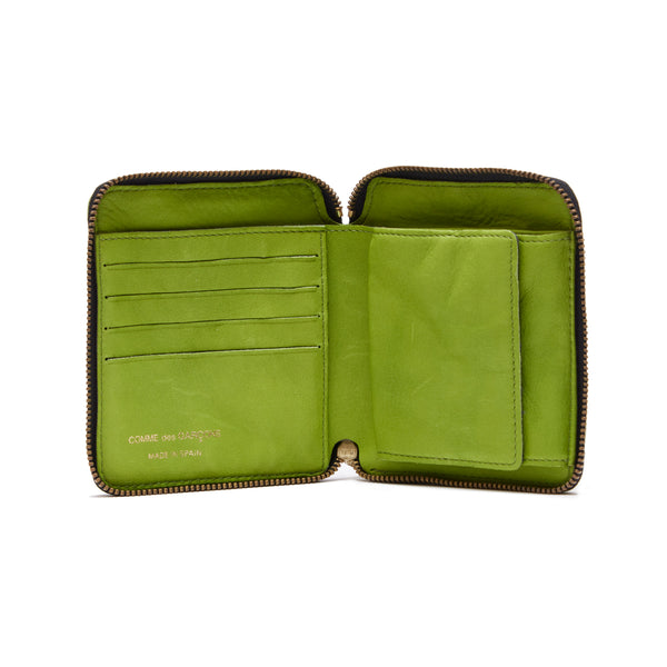 CDG WALLET - Washed Wallet - (8Z-Y021 Green)