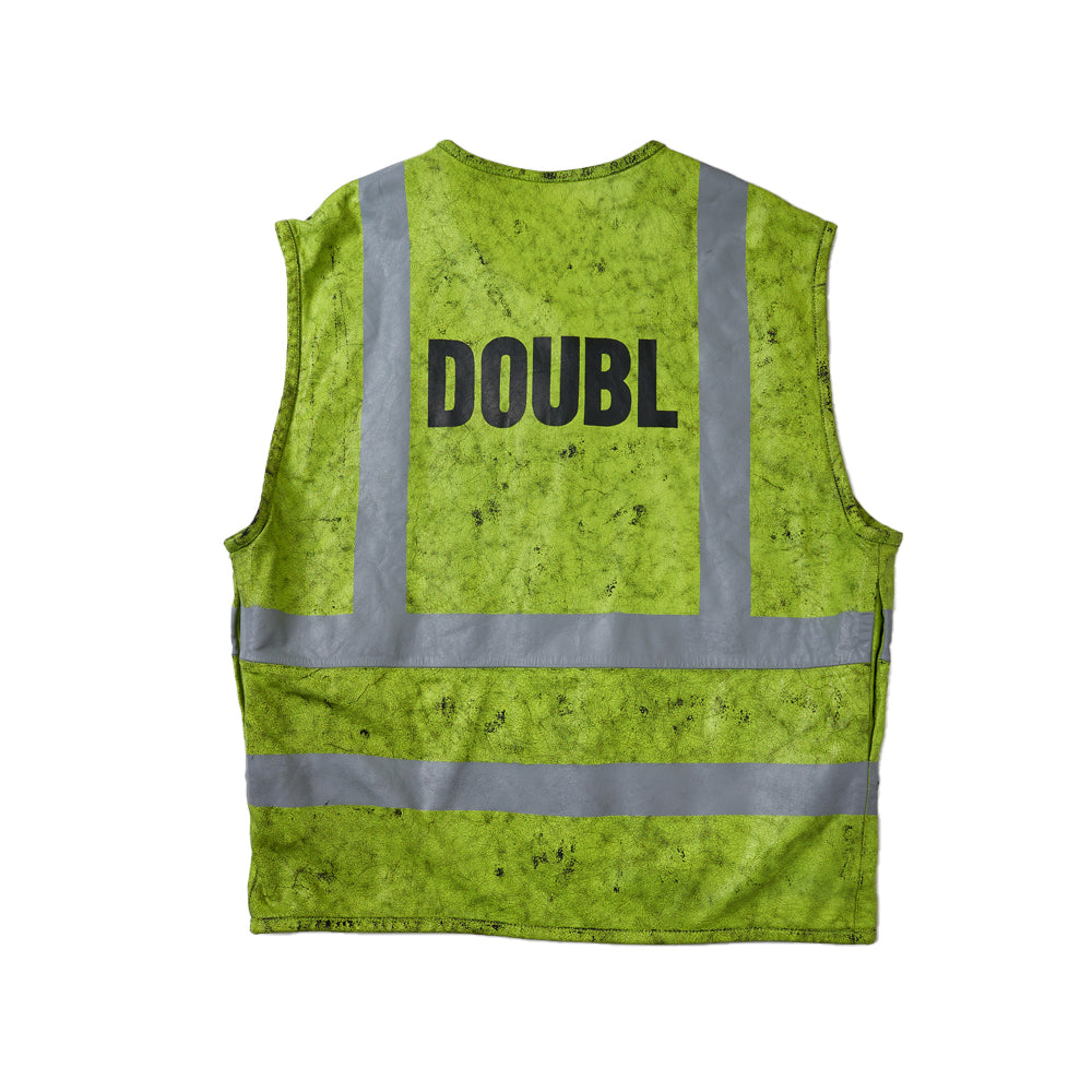 DOUBLET - Cracking Leather Vest - (Yellow) view 2