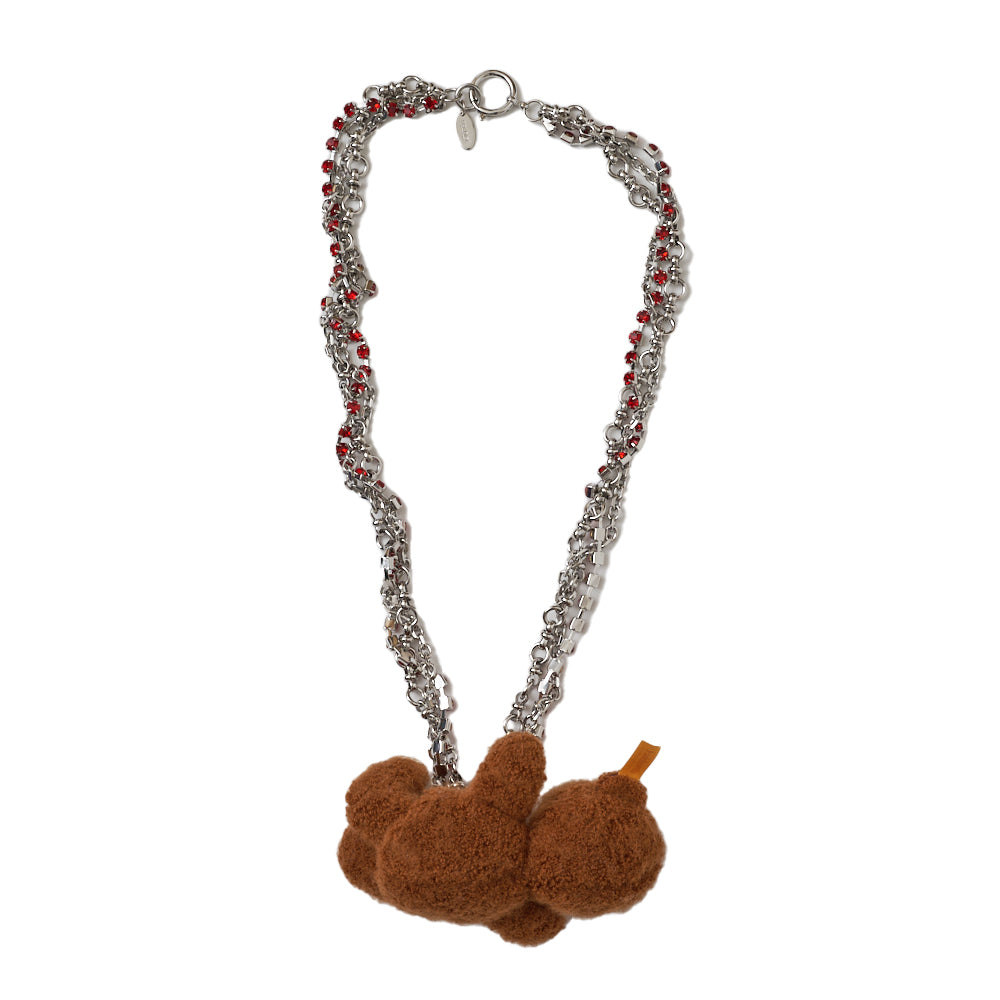 DOUBLET - Stuffed Bear Necklace - (Brown) view 2