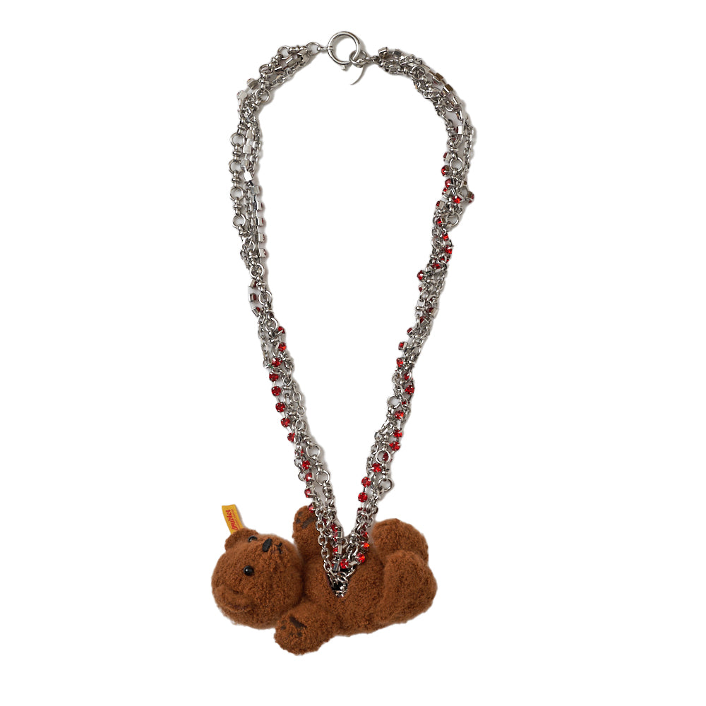 DOUBLET - Stuffed Bear Necklace - (Brown) view 1