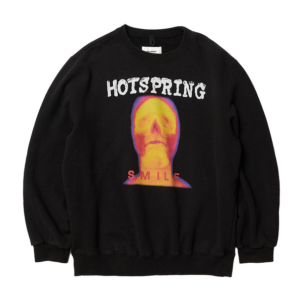 DOUBLET - Hotspring Onsen Sweat Shirt - (Black)