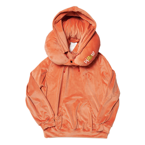 DOUBLET - Neck Pellow Hoodie - (Pink)