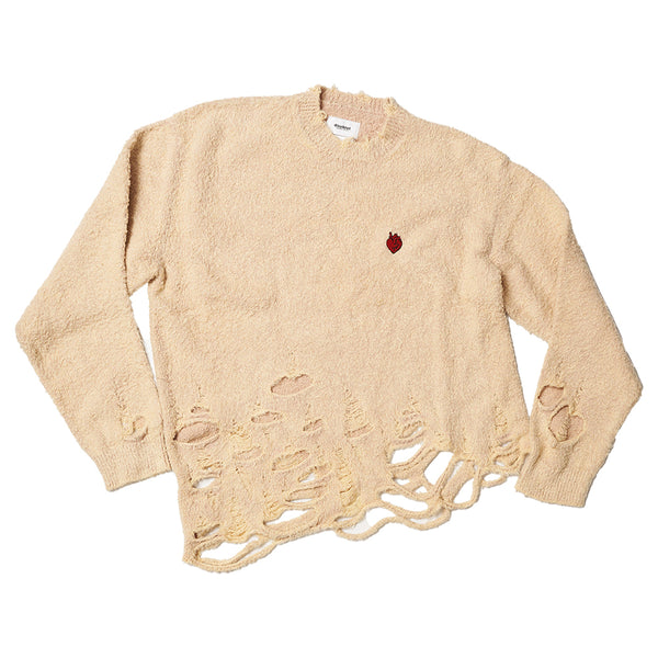 DOUBLET - Zombie Silhouette Pullover - (Beige)