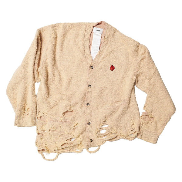 DOUBLET - Zombie Silhouette Cardigan - (Beige)