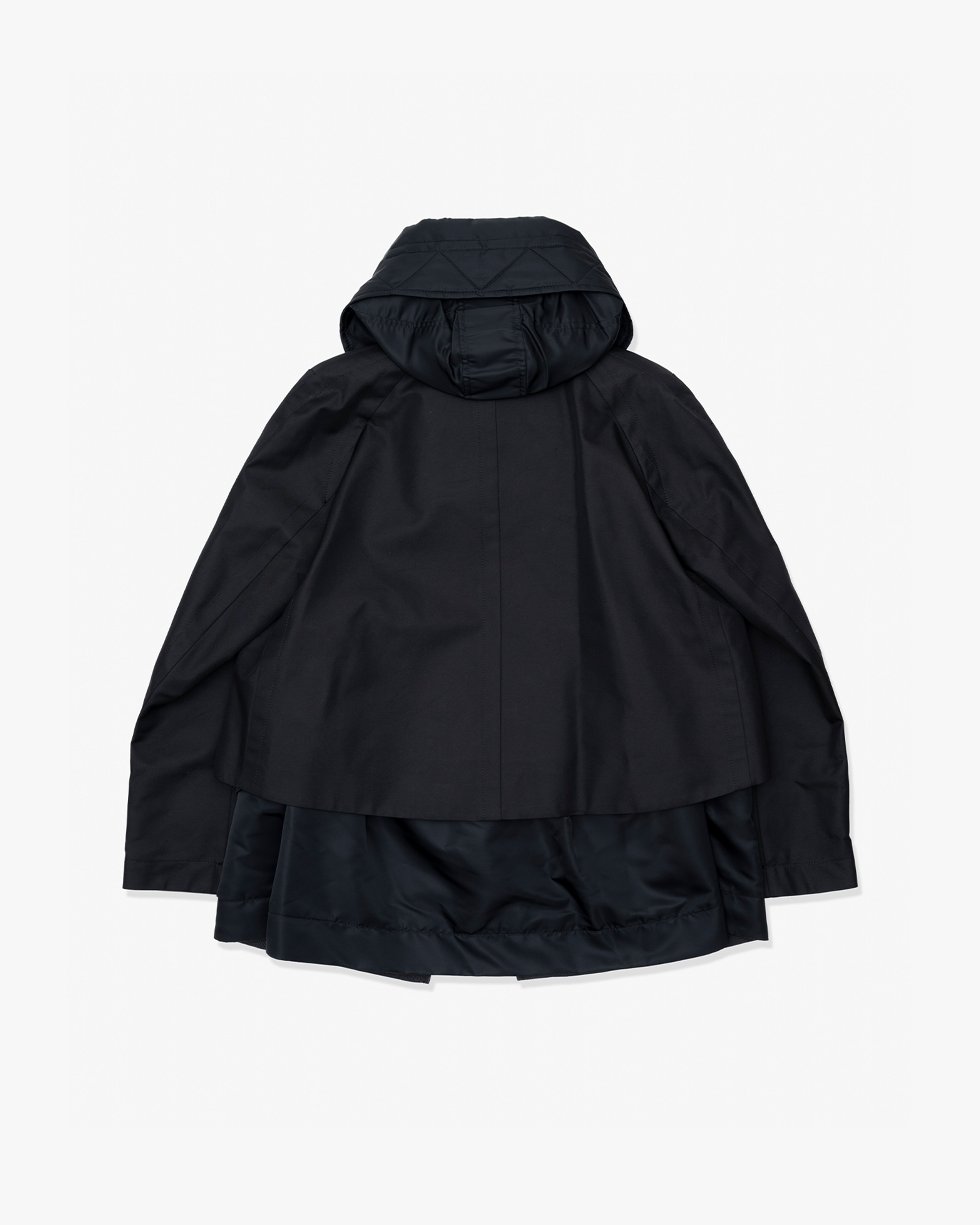 SACAI: Cotton Gabardine Blouson (Black) | DSMG E-SHOP