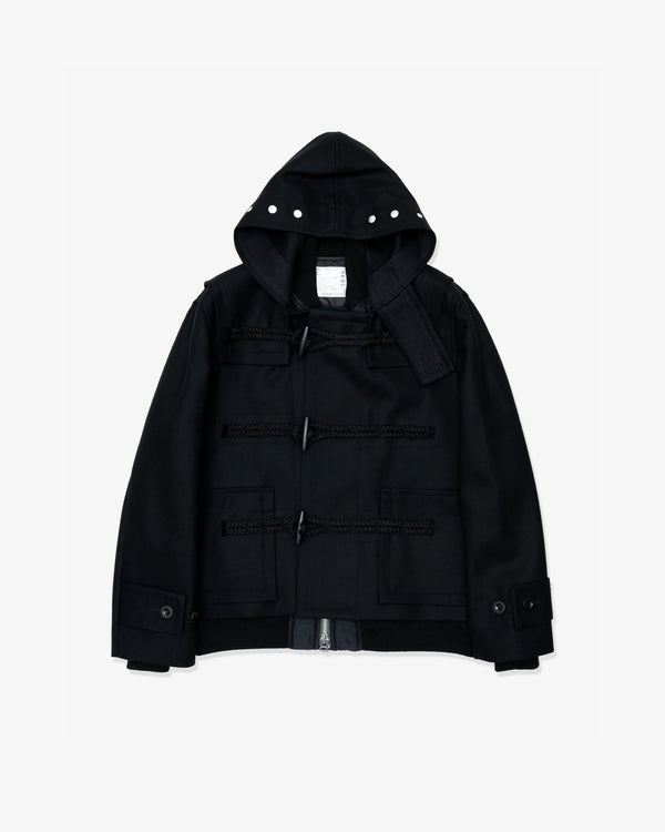 SACAI - Men's Wool Melton Blouson - (Black)