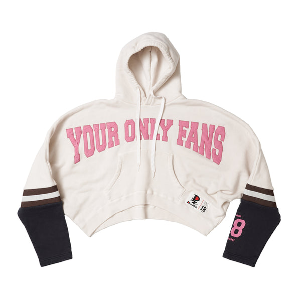 DOUBLET - Only Fans Hoodie - (White)1