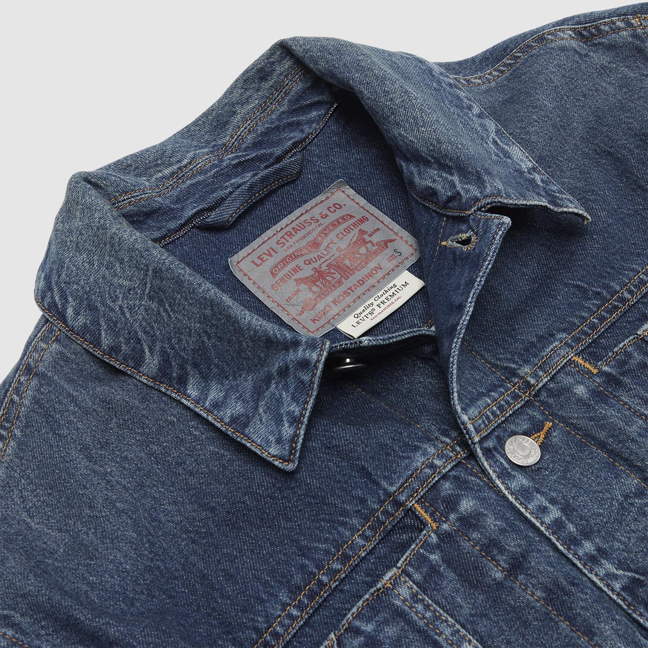 KIKO KOSTADINOV x Levi's - X Kiko M Jacket Mid Wash - (-)  3, 