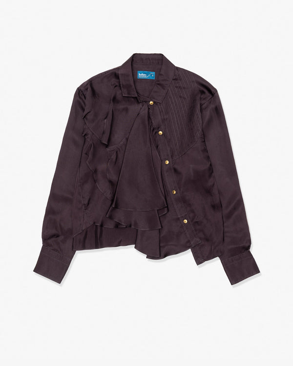 KOLOR L - Blouse - (Dark Brown)