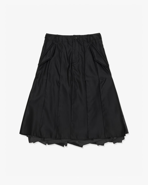 SACAI - Nylon Twill Skirt - (Black)