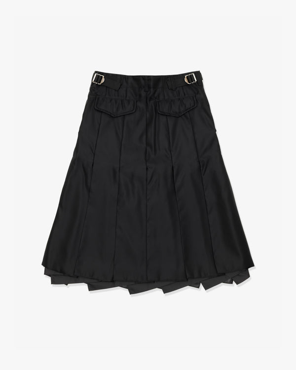 SACAI - Nylon Twill Skirt - (Black)