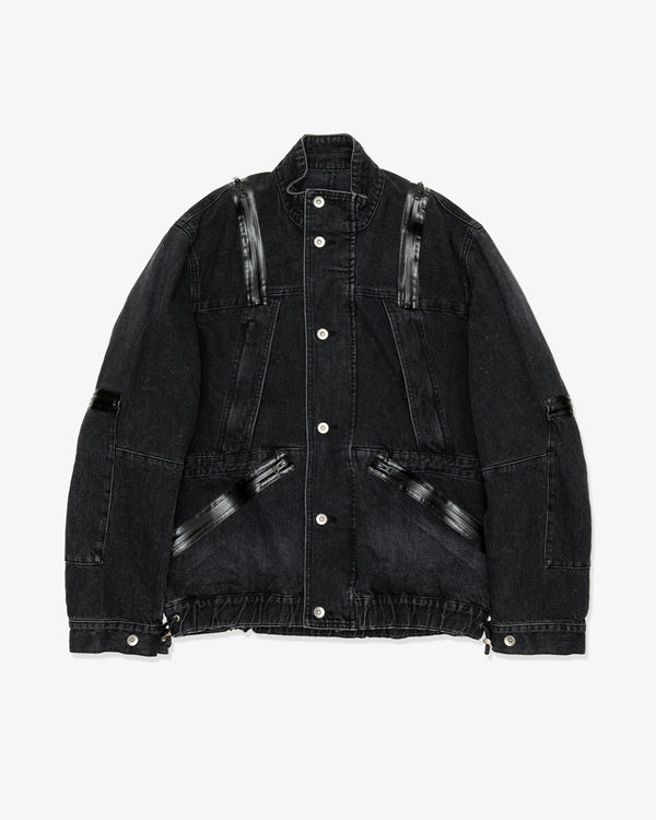 SACAI - Denim Blouson - (Black)