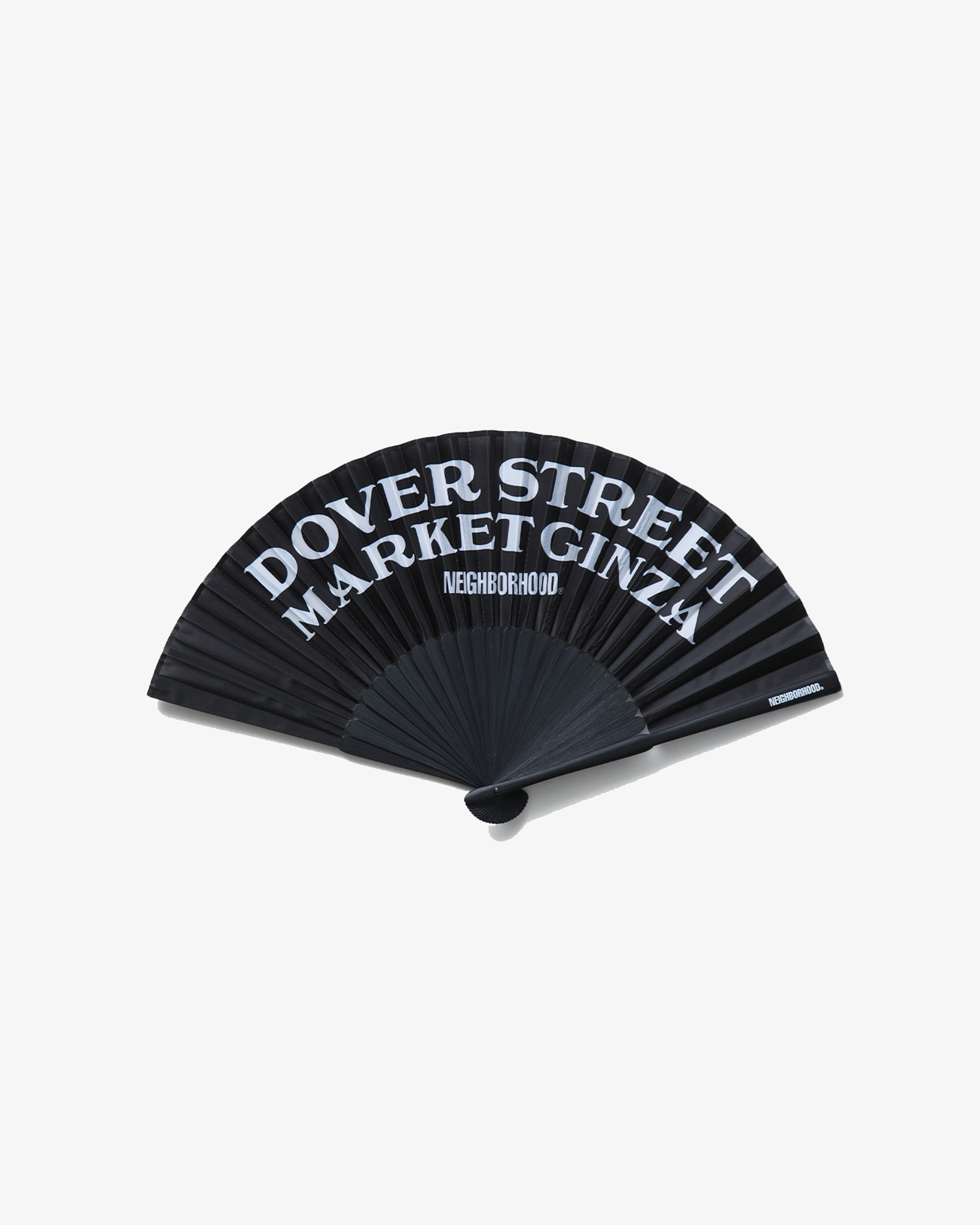 NEIGHBORHOOD X DSMG: Folding Fan (Black) | DSMG E-SHOP