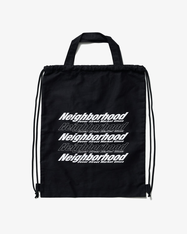 NEIGHBORHOOD - DSM GINZA Drawstring Tote Bag - (Black)