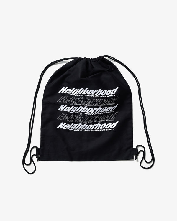 NEIGHBORHOOD - DSM GINZA Drawstring Tote Bag - (Black)