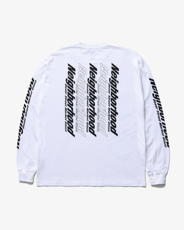 NEIGHBORHOOD - DSM GINZA Tee LS-2 - (White)