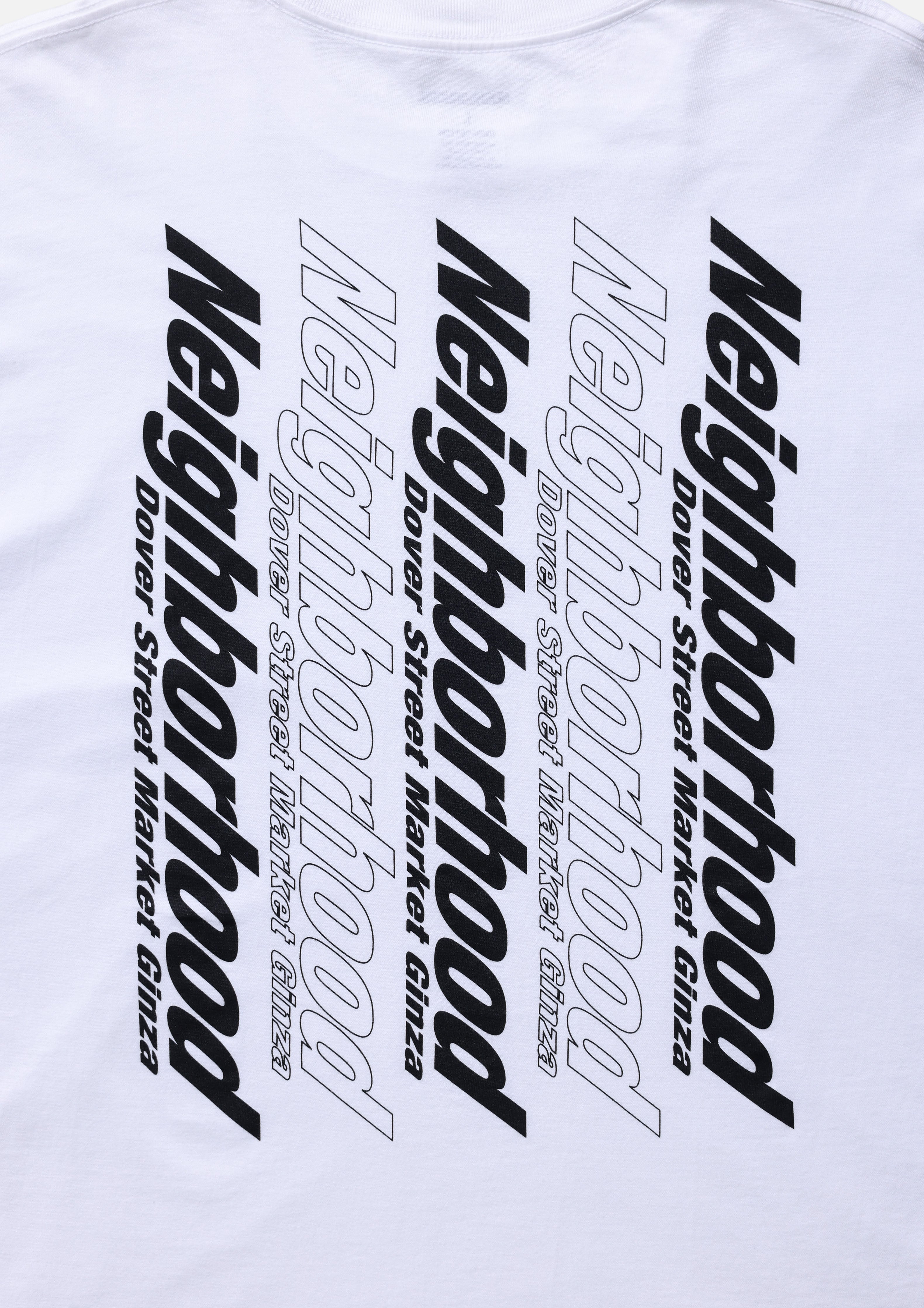 NEIGHBORHOOD: DSM GINZA Tee LS-2 (White) | DSMG E-SHOP