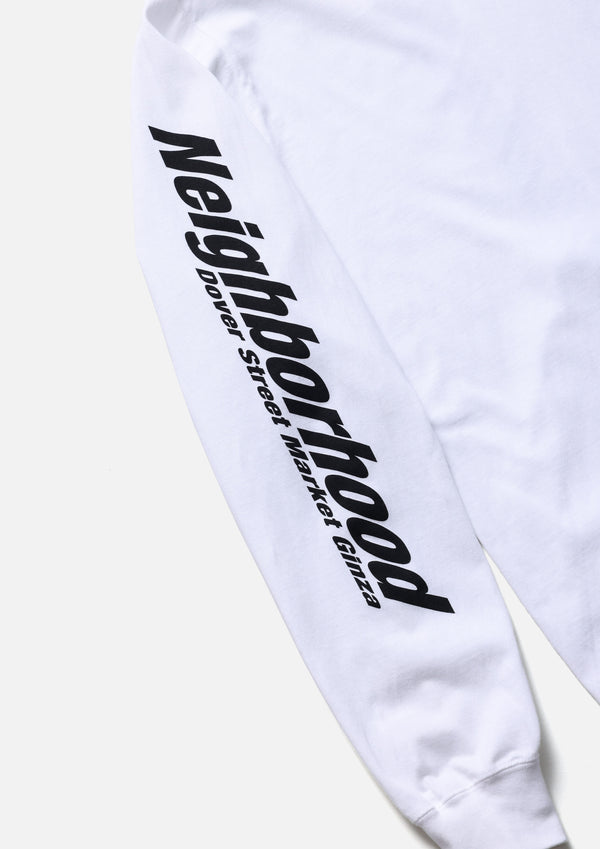 NEIGHBORHOOD - DSM GINZA Tee LS-2 - (White)