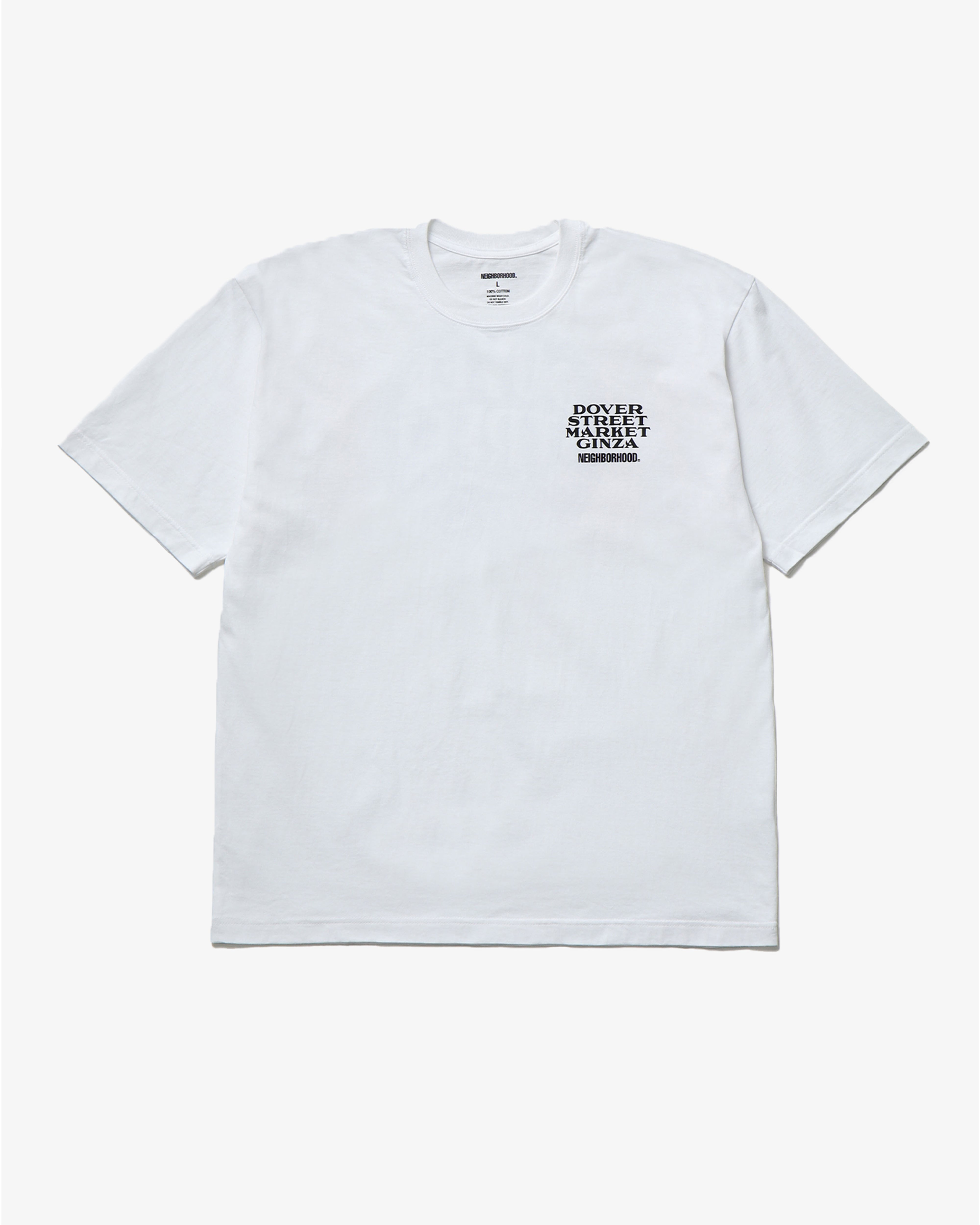 NEIGHBORHOOD X DSMG: T-Shirt Ss-1 (White) | DSMG E-SHOP